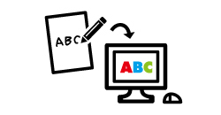 デザイン案を送る