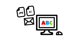 デザインデータを送る